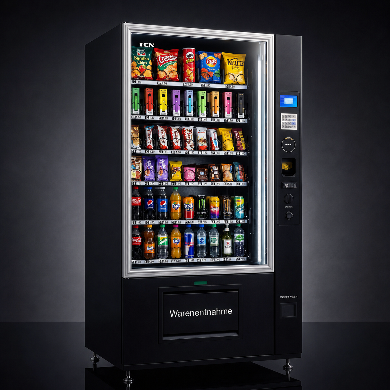 TCN-CEL-9G (H5) Snack-/Getränkekombi mit Lift und kleinem Display